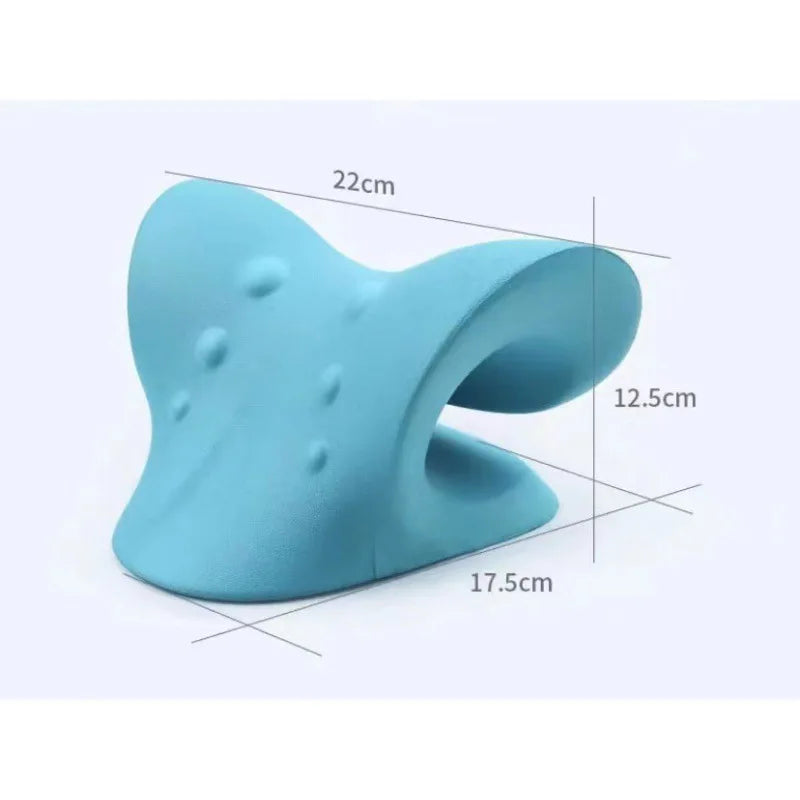 Neck Shoulder Stretcher Relaxer Cervical Chiropractic Traction Device Pillow for Pain Relief Cervical Spine Alignment Gift