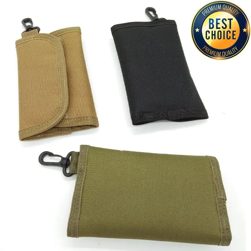 Multicolor Tactical Wallet Nylon Waist Card Wallet Purse Outdoor Training Buckle Multifunctional Money Pocket Sport Climbing