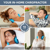 Neck Shoulder Stretcher Relaxer Cervical Chiropractic Traction Device Massage Pillow for Pain Relief Cervical Spine Alignment