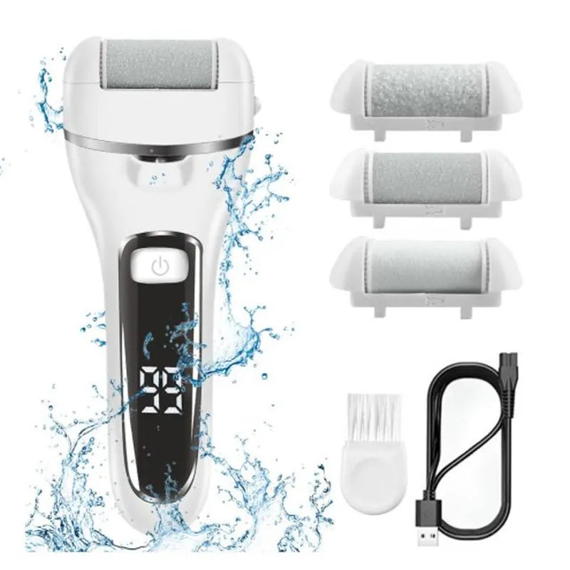 Electric Foot Callus Remover File Heel Grinder Pedicure Machine Feet Scrubber Dead Hard Skin Smoothly Cleaner Rasp Care Tool