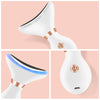 Neck Face Lifting Tool Massager LED Photon EMS Thermal Micro-current Massage Wrinkle Remover Anti Aging Remove Neck Lines