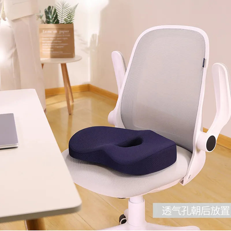 Office Chair Cushion Long-sitting Winter Memory Massage Lumbar Orthopedic Pillow Buttock Protection Hip Butt Hemorrhoids Seat Pa