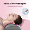 Neck & Back Stretcher Cervical Traction Pillow Pain Relief Orthopaedic Lumbar Cushion Adjustable for Neck Waist Back