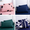 1Piece Waterproof Fabric Pillowcase Moisture And Sweat Proof Pillow Cover 48x74cm For Bedroom Home Hotel